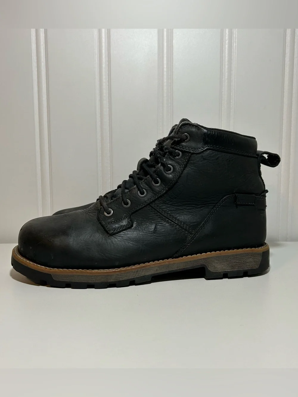 Keen utility Seattle steel toe Black Leather Lace-Up Work Boots